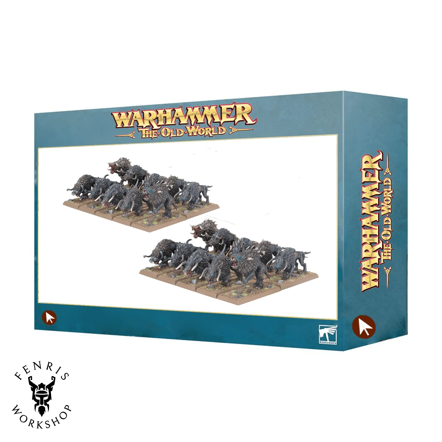 The Old World Warriors of Chaos Chaos Warhounds