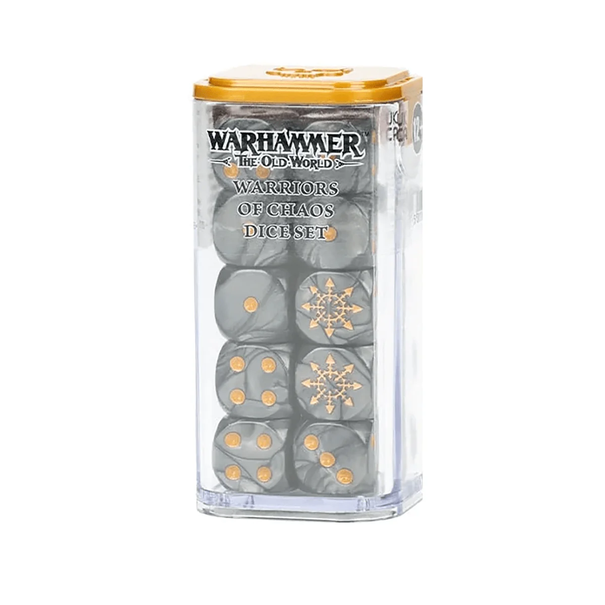 The Old World Warriors of Chaos Dice set