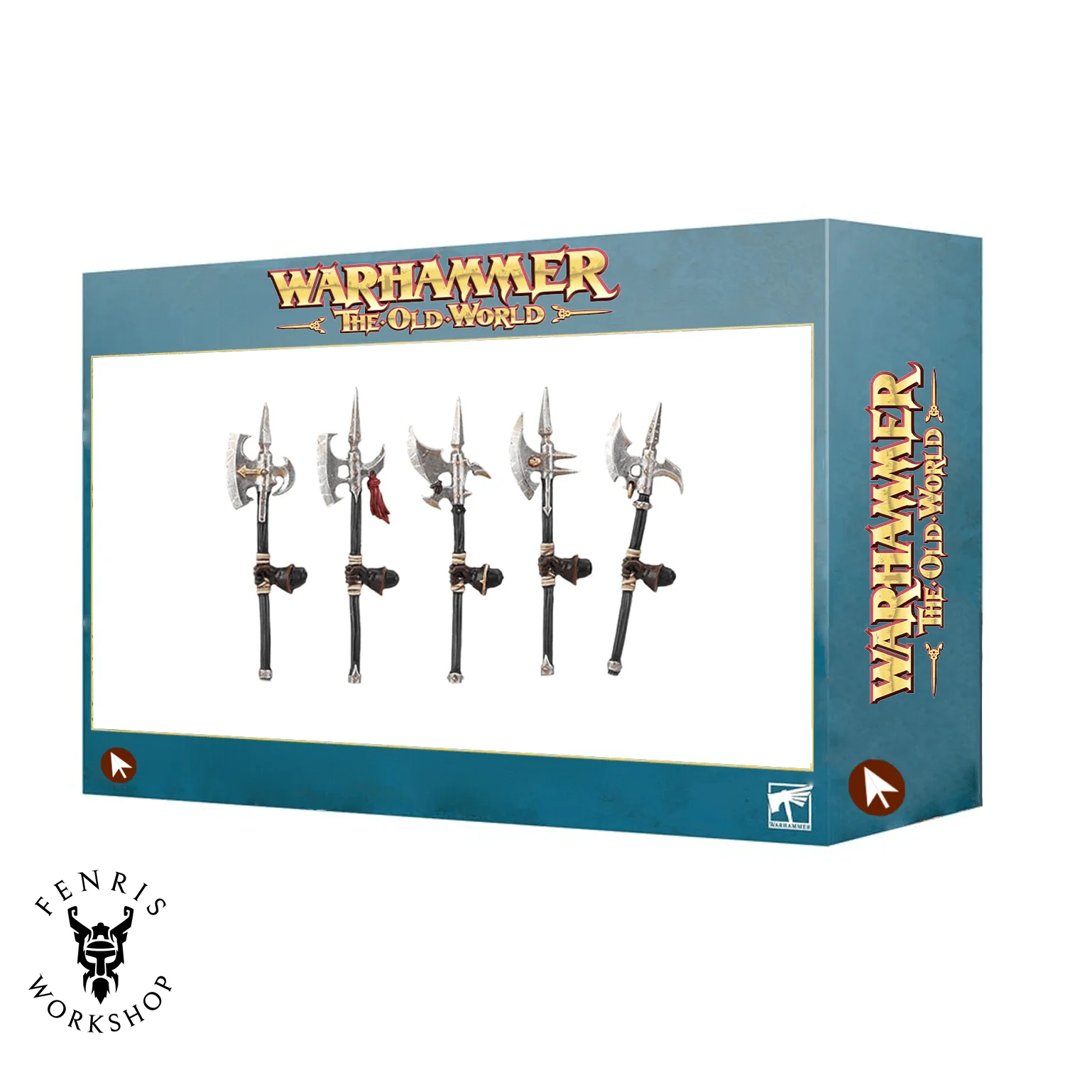 The Old World Warriors of Chaos Halberds Upgrade set