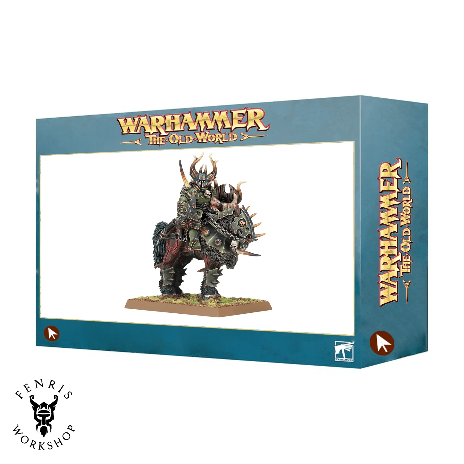 The Old World Warriors of Chaos Lord on Daemonic Mount