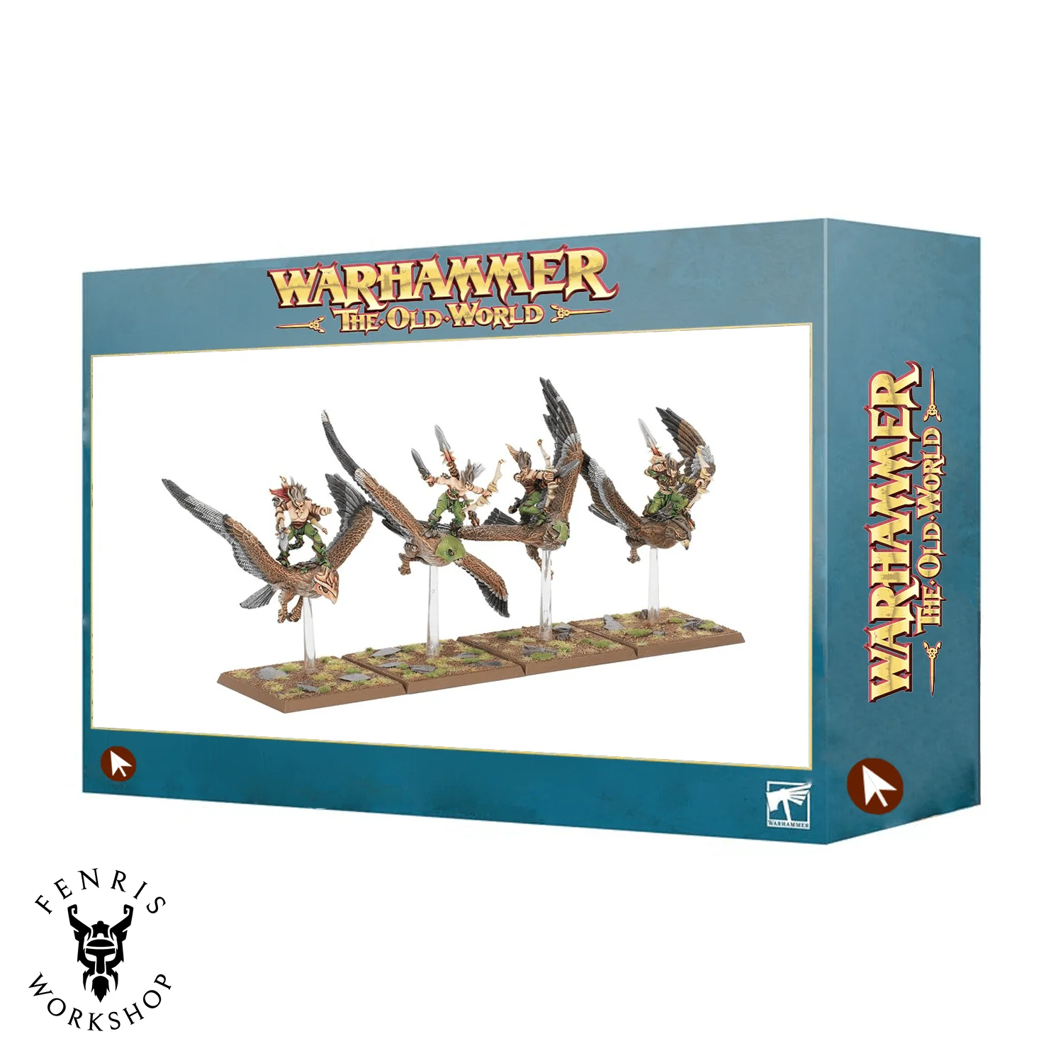 The Old World Wood Elf Realms Warhawk Riders
