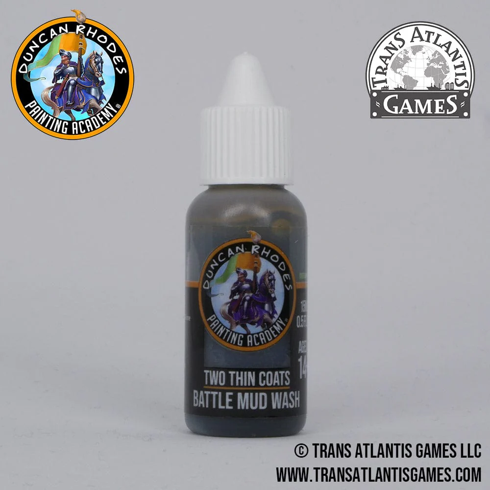 Two Thin Coats by Duncan Rhodes 15ml - Battle Mud Wash