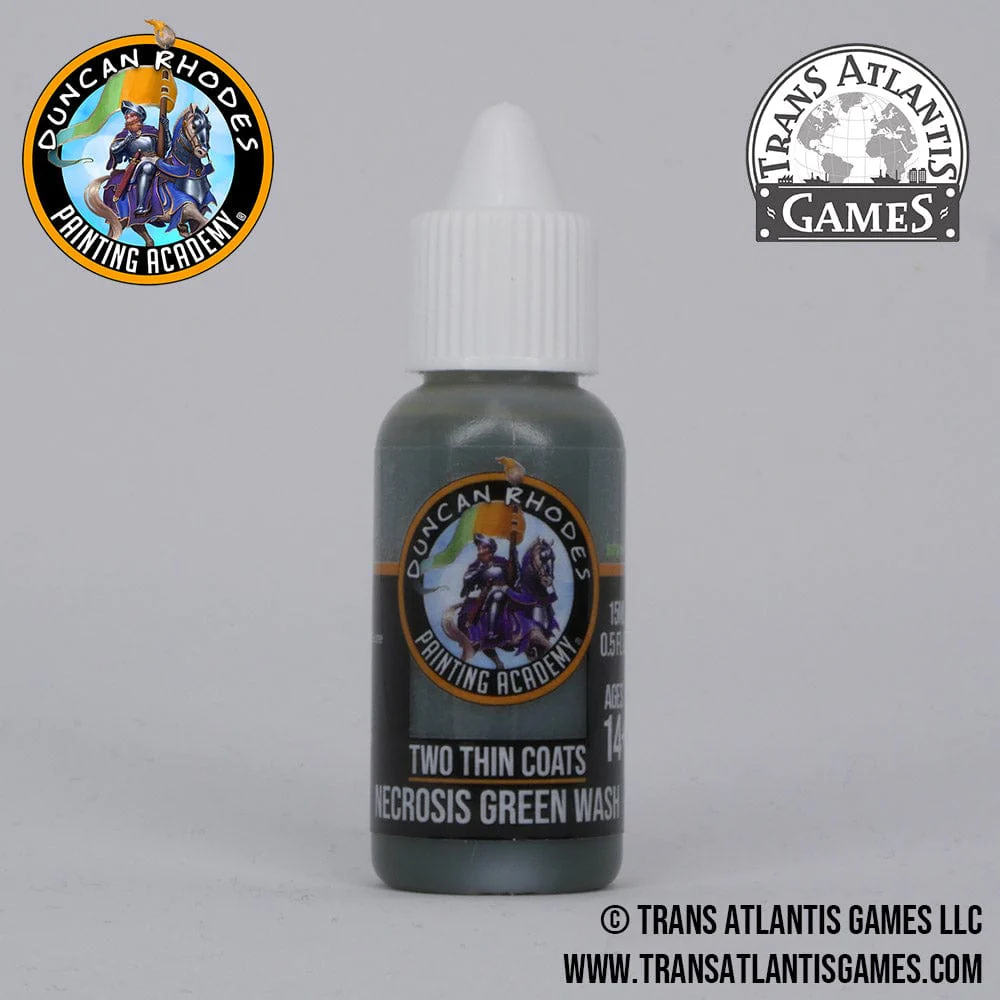 Two Thin Coats by Duncan Rhodes 15ml - Necrosis Green Wash
