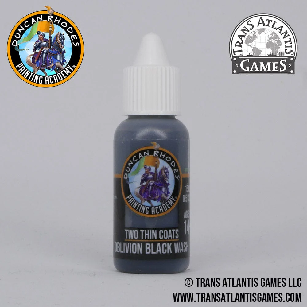 Two Thin Coats by Duncan Rhodes 15ml - Oblivion Black Wash