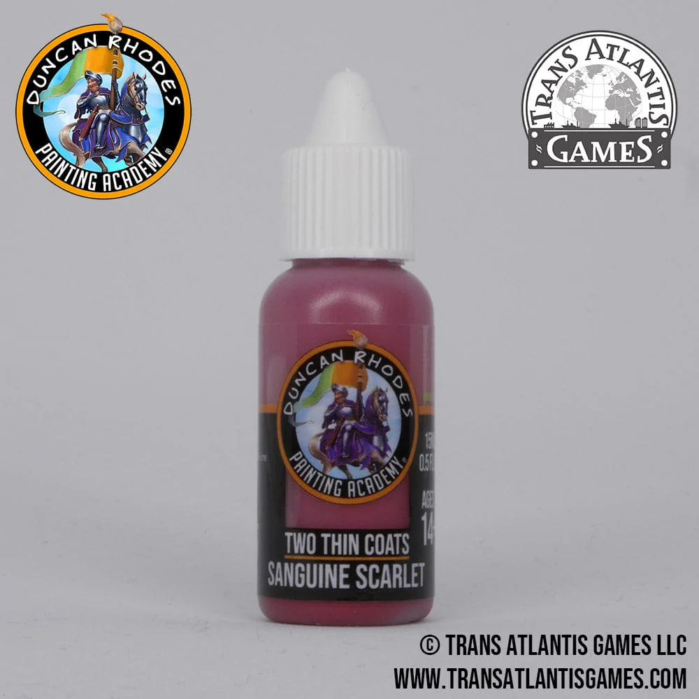 Two Thin Coats by Duncan Rhodes 15ml - Sanguine Scarlet