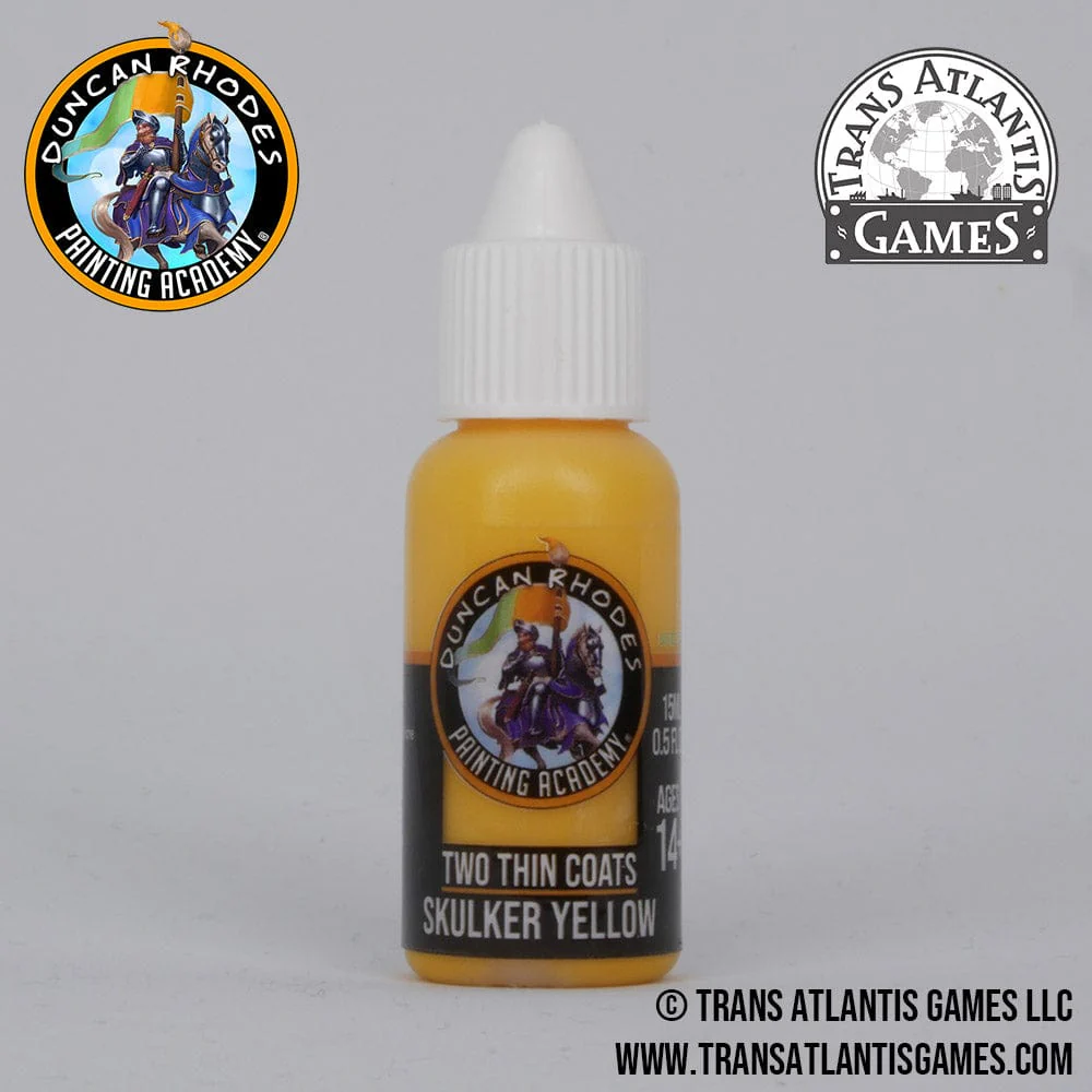 Two Thin Coats by Duncan Rhodes 15ml - Skulker Yellow