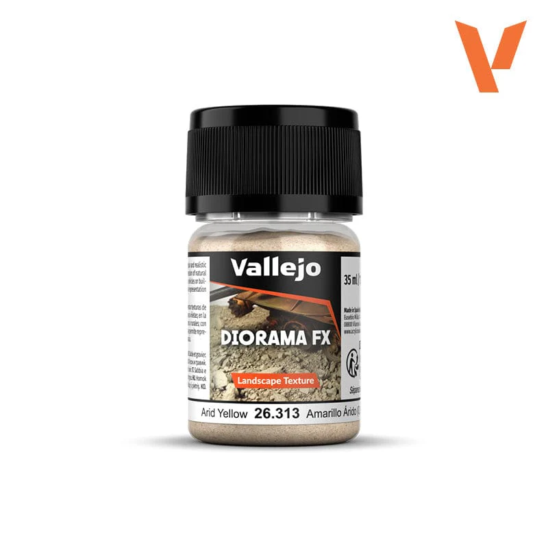 Vallejo Diorama Effects 35ml - Arid Yellow Texture 0.1-0.6mm