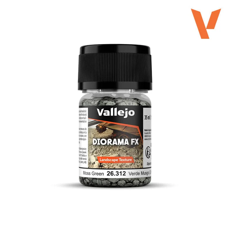 Vallejo Diorama Effects 35ml - Moss Green Rocks 2-5mm