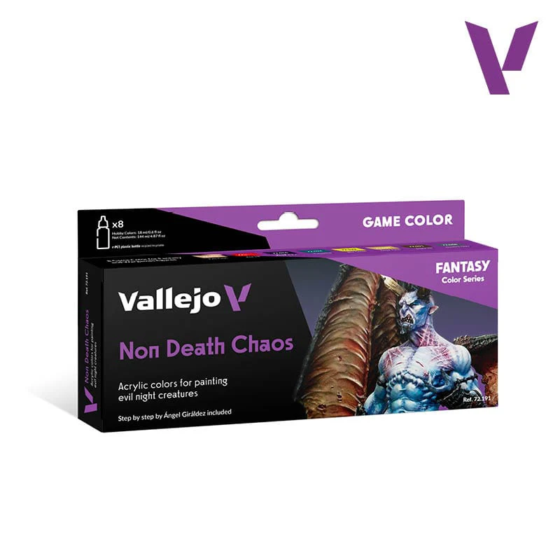 Vallejo Game Color Paint Set - Non Death Chaos (8 colors)
