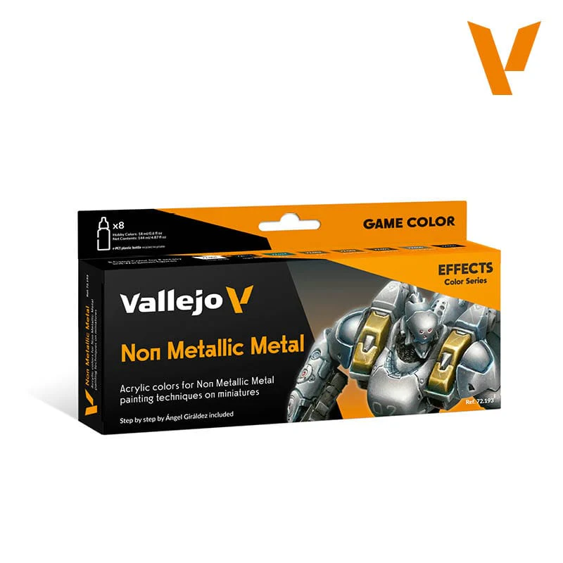 Vallejo Game Color Paint Set - Non Metallic Metal (8 colors)