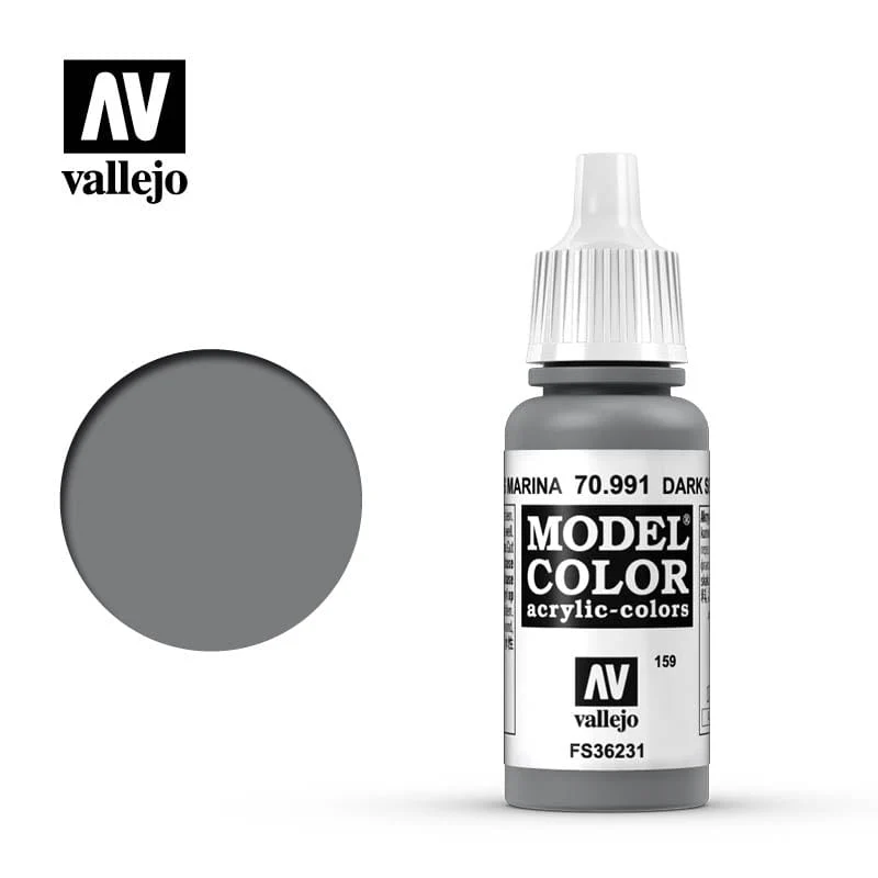 Vallejo Model Color Dark Sea Grey 17ml - (182)
