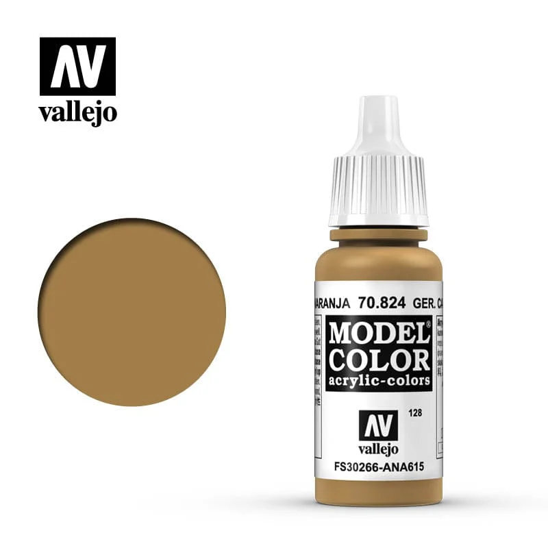 Vallejo Model Color Orange Ocher 17ml - (133) prev. German Camouflage Orange Ochre