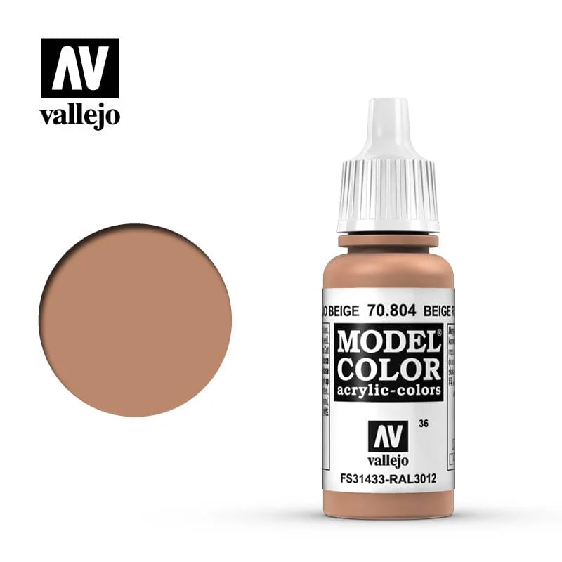 Vallejo Model Color Red Beige RAL3012 17ml - (013)