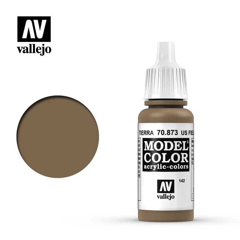 Vallejo Model Color US Field Drab 17ml - (142)