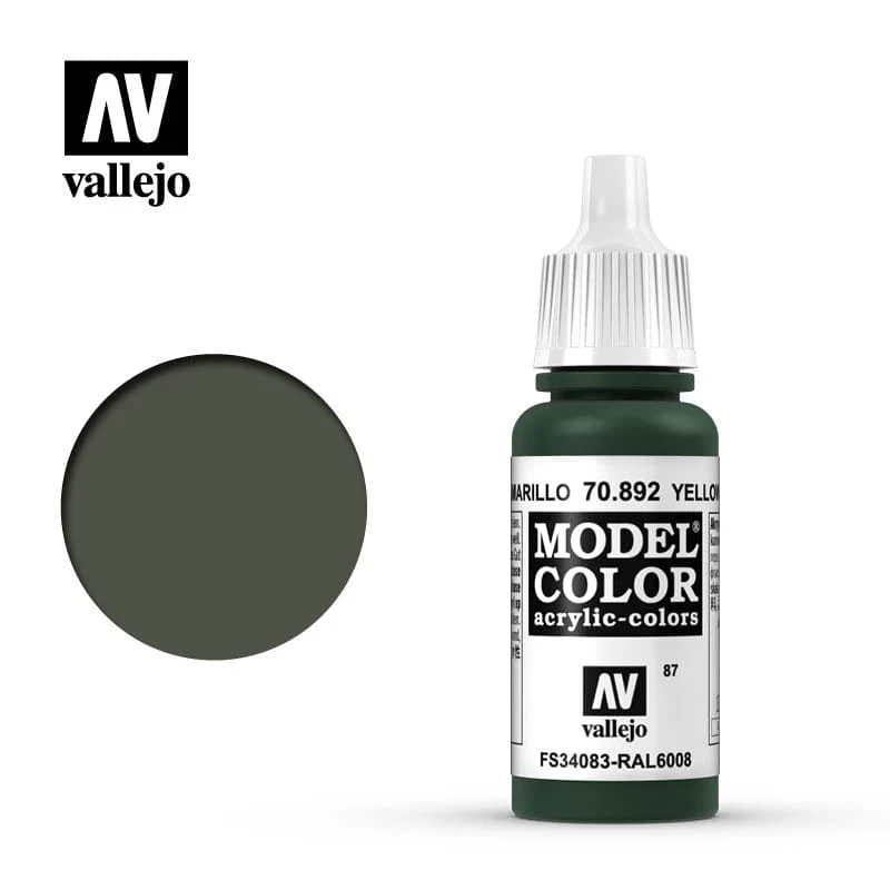 Vallejo Model Color Yellow Olive 17ml - (101)