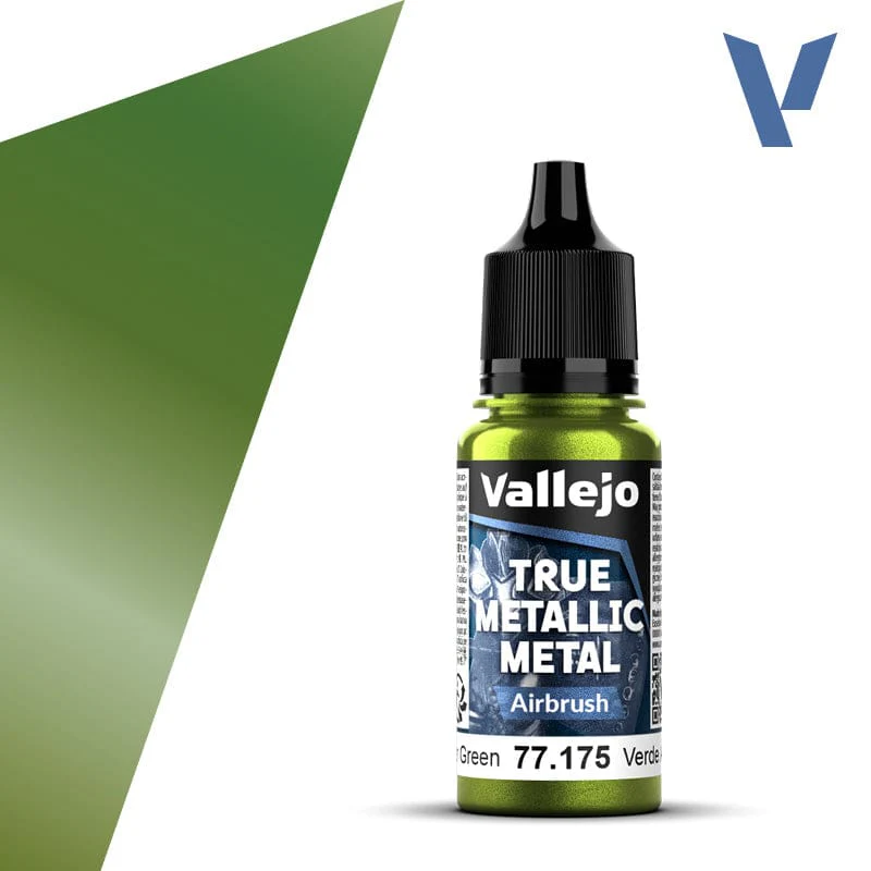 Vallejo True Metallic Metal 18ml - Airbrush Amber Green