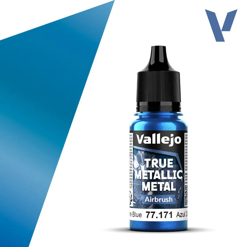 Vallejo True Metallic Metal 18ml - Airbrush Saphirre Blue