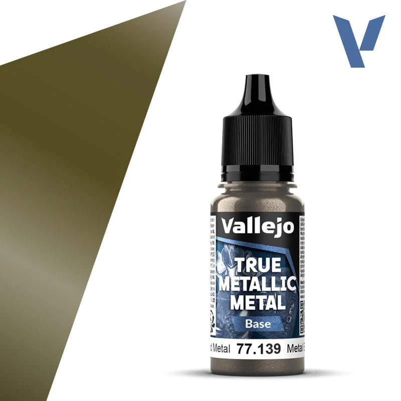 Vallejo True Metallic Metal 18ml - Base Aged Metal