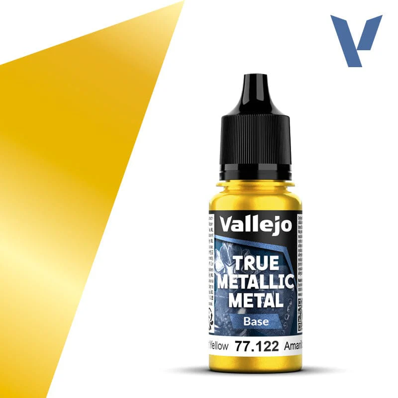 Vallejo True Metallic Metal 18ml - Base Radiant Yellow