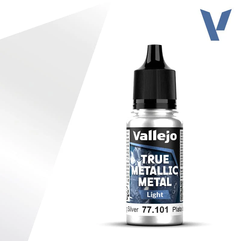 Vallejo True Metallic Metal 18ml - Light Sterling Silver