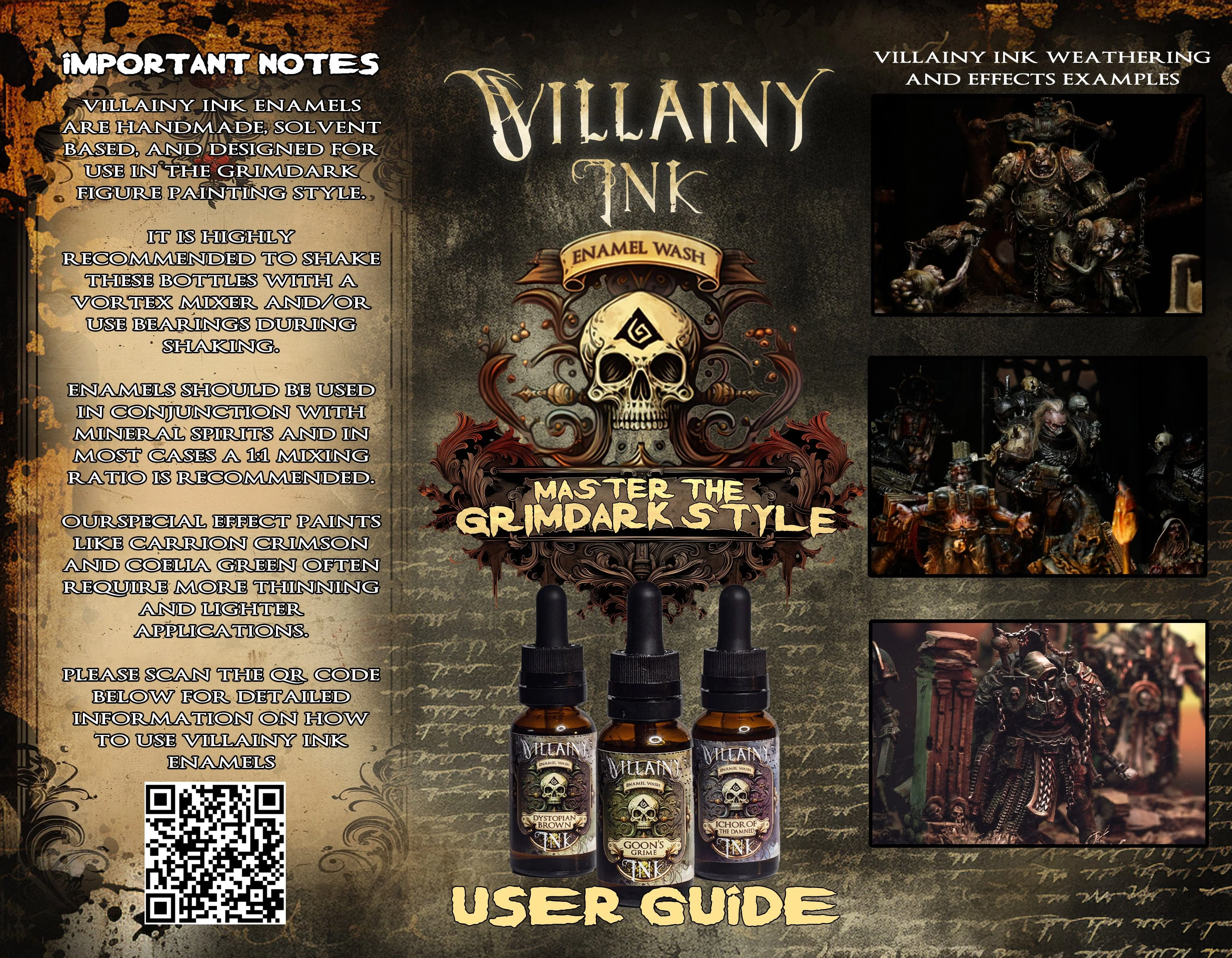Villainy Inks Phase I - Handcrafted Enamel Washes 30ml - Ichor of the Damned - Image 7