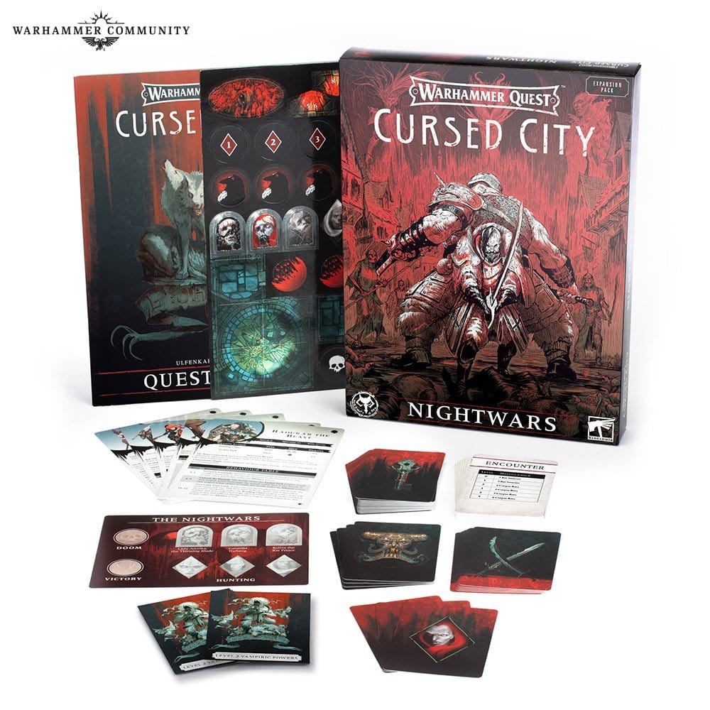 Wharhammer Quest Cursed City: Nightwars expansion (FRA)